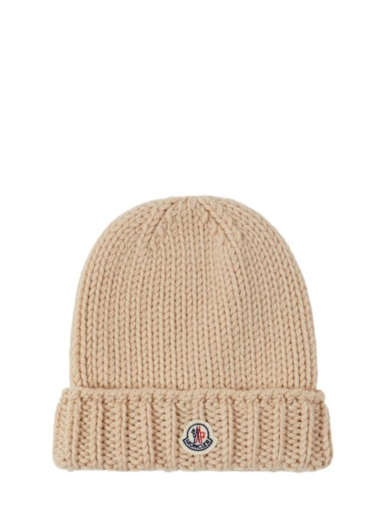 Luisaviaroma Logo virgin wool beanie
