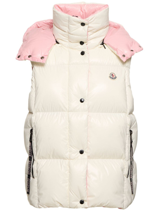 Luisaviaroma Luzule nylon laqué down vest