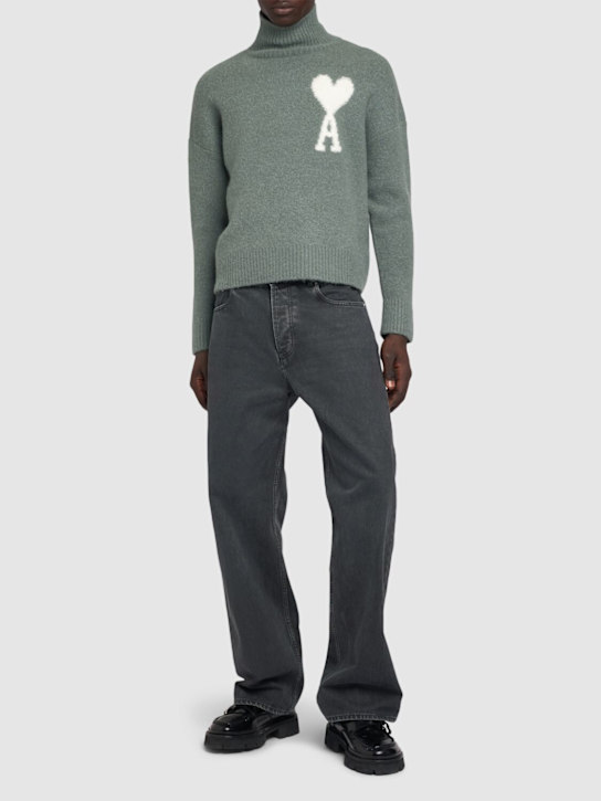 Luisaviaroma Maglia Collo Alto Adc In Misto Alpaca