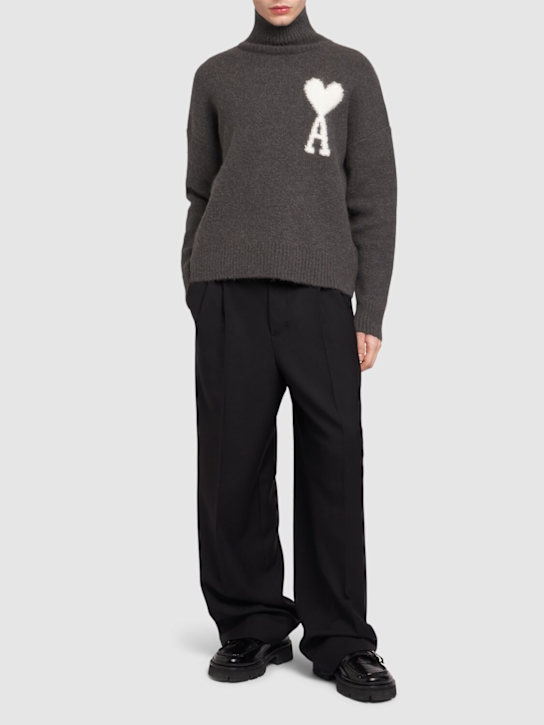 Luisaviaroma Maglia Collo Alto Adc In Misto Alpaca