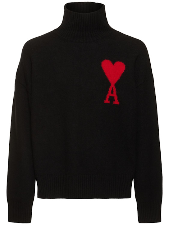 Luisaviaroma Maglia collo alto in lana con logo