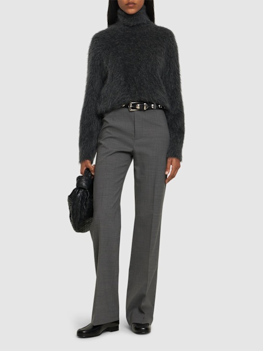 Luisaviaroma Maglia Collo Alto In Misto Mohair