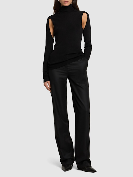 Luisaviaroma Maglia Collo Alto In Viscosa