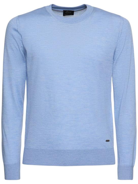 Luisaviaroma Maglia girocollo in cashmere e seta