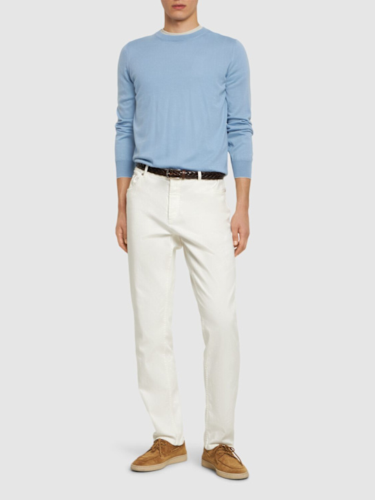 Luisaviaroma Maglia Girocollo In Lana E Cashmere