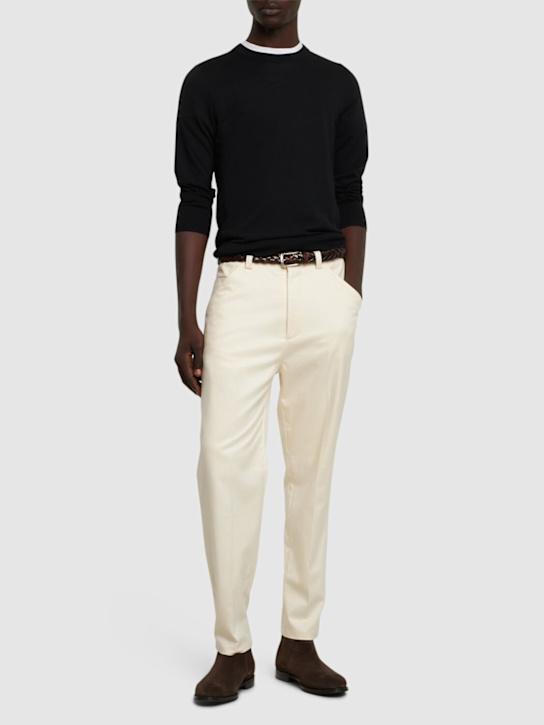 Luisaviaroma Maglia Girocollo In Lana Fine