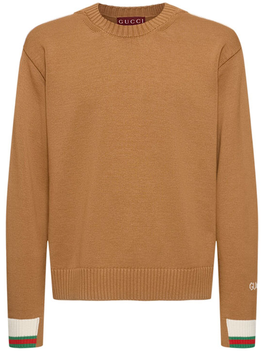 Luisaviaroma Maglia in cotone con Web
