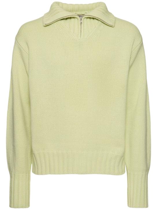 Luisaviaroma Maglia in lana con mezza zip