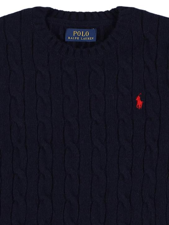 Luisaviaroma Maglia In Lana E Cashmere Con Logo