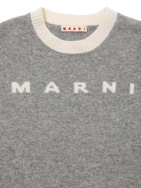 Luisaviaroma Maglia In Lana E Cashmere Con Logo