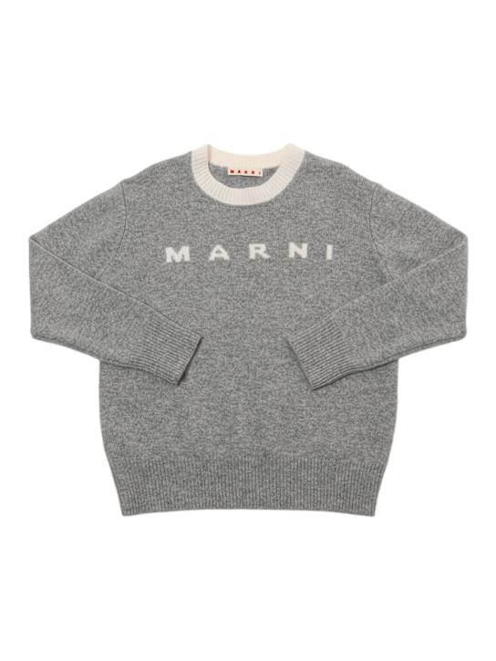 Luisaviaroma Maglia in lana e cashmere con logo