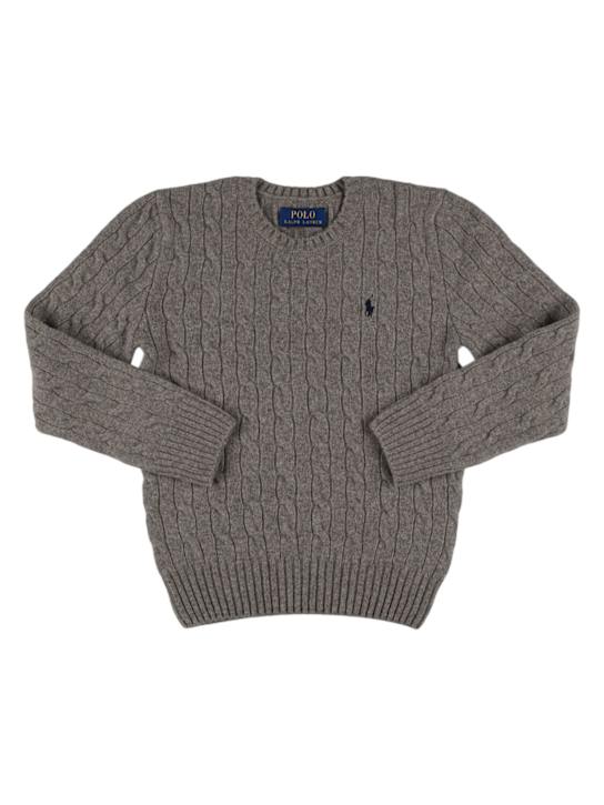 Luisaviaroma Maglia in lana e cashmere con logo