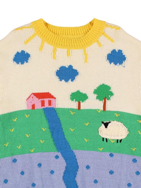 Luisaviaroma Maglia In Lana E Cotone A Intarsio