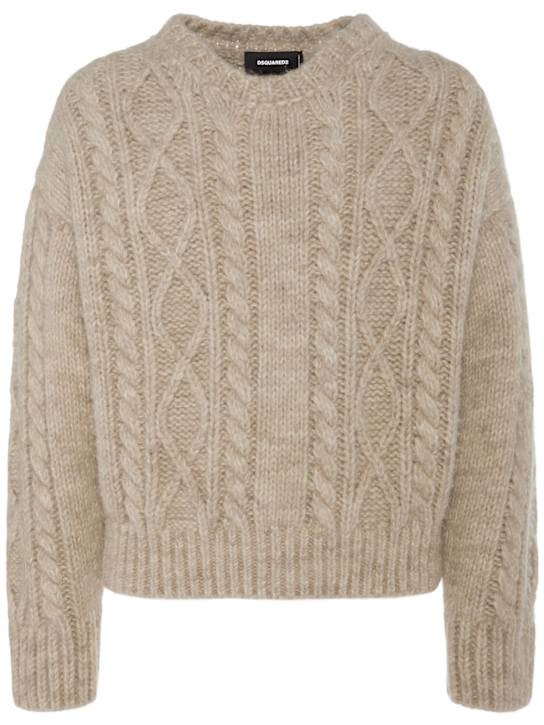 Luisaviaroma Maglia in misto alpaca a trecce