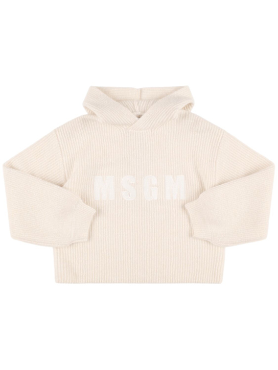 Luisaviaroma Maglia in misto lana con cappuccio