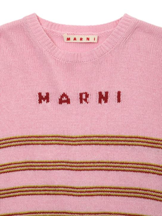 Luisaviaroma Maglia In Misto Lana Con Logo