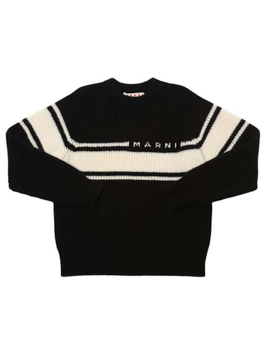 Luisaviaroma Maglia in misto lana con logo