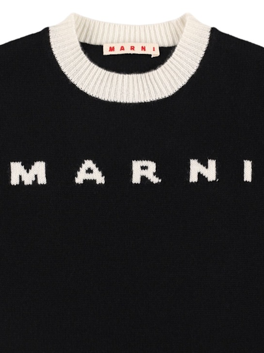 Luisaviaroma Maglia In Misto Lana Con Logo