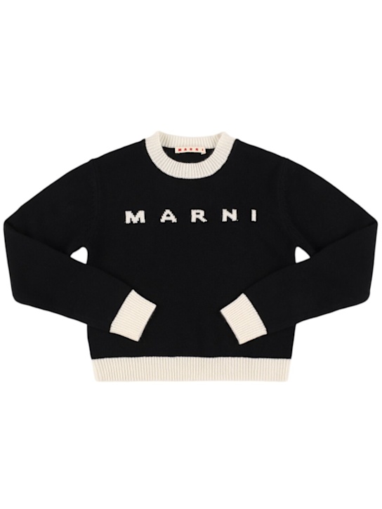 Luisaviaroma Maglia in misto lana con logo