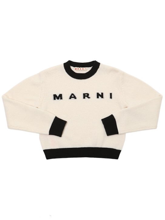 Luisaviaroma Maglia in misto lana con logo