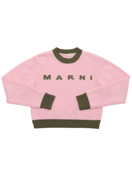 Luisaviaroma Maglia in misto lana con logo