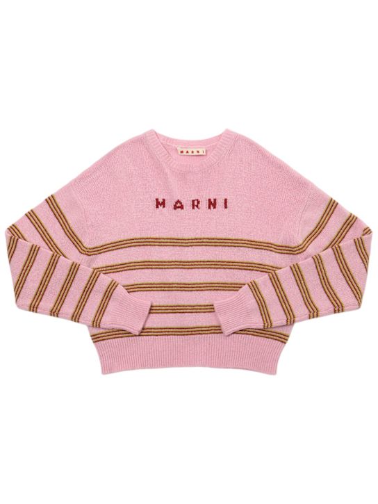 Luisaviaroma Maglia in misto lana con logo