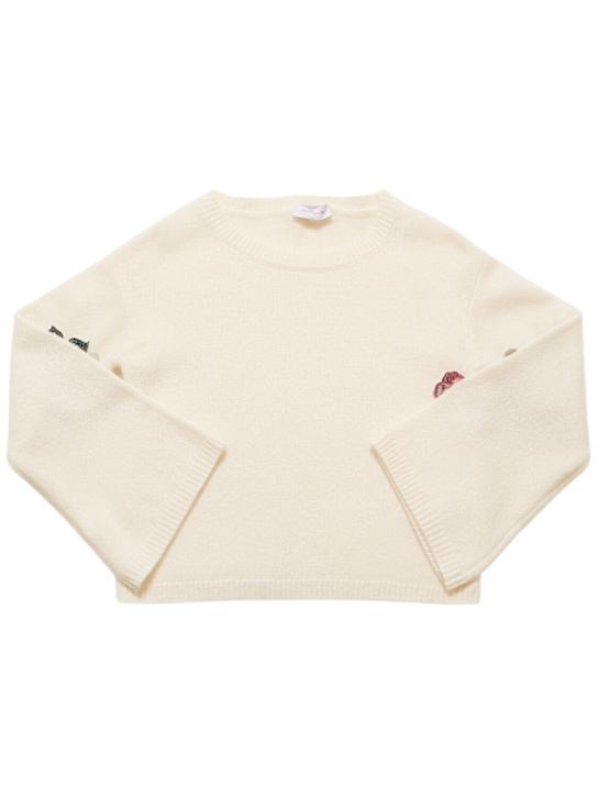 Luisaviaroma Maglia in misto lana con ricami