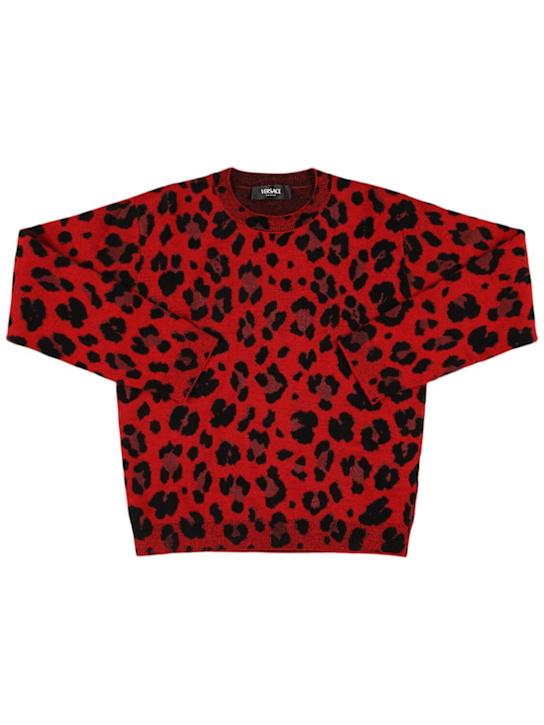 Luisaviaroma Maglia in misto lana leopard