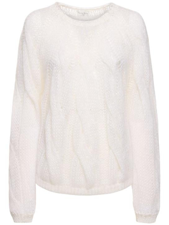 Luisaviaroma Maglia in misto mohair a trecce
