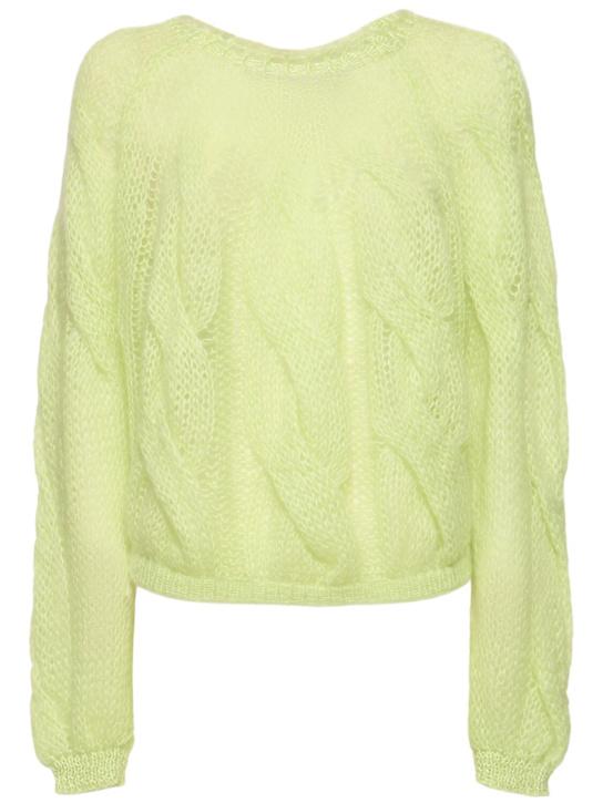 Luisaviaroma Maglia in misto mohair a trecce
