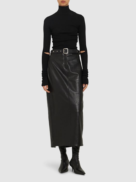 Luisaviaroma Maglia Olenka A Costine Con Cutout