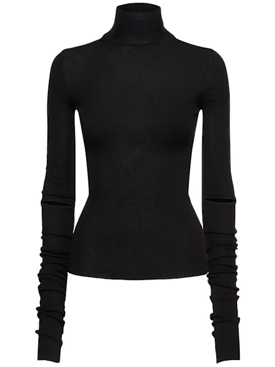 Luisaviaroma Maglia Olenka a costine con cutout