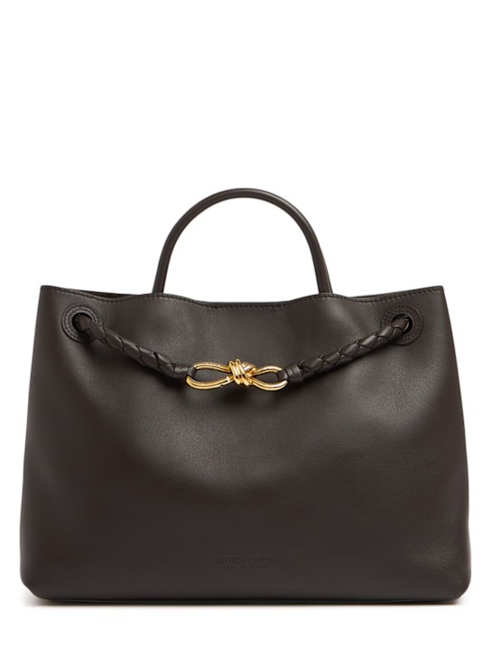 Luisaviaroma Medium Andiamo leather top handle bag