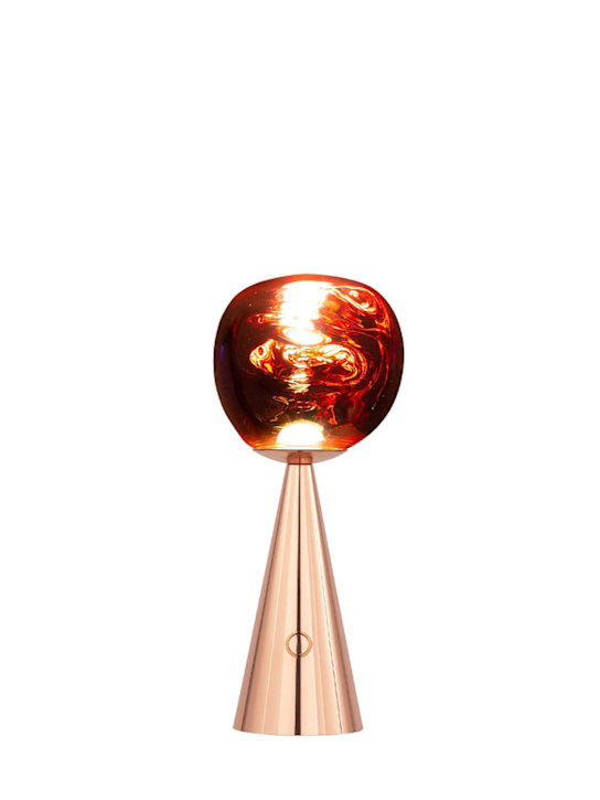 Luisaviaroma Melt portable copper LED table lamp