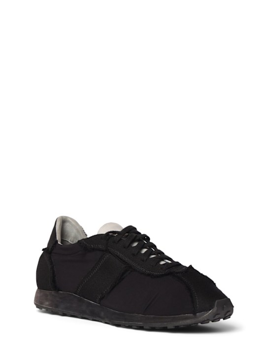 Luisaviaroma Mica Cotton Blend Low Top Sneakers