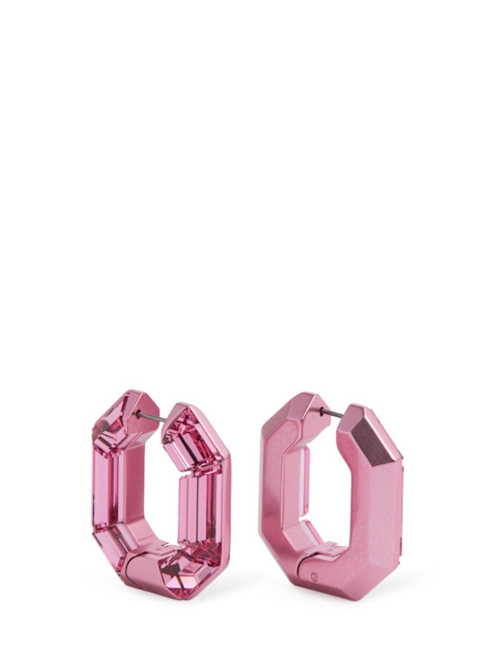 Luisaviaroma Mini Lucent crystal hoop earrings