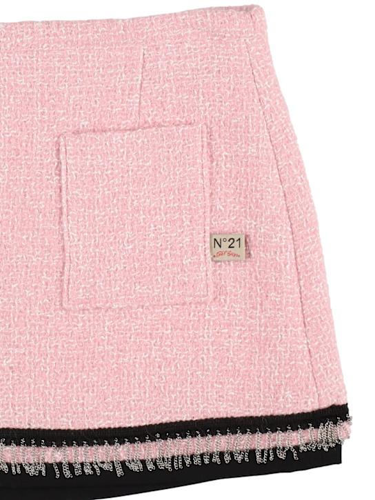 Luisaviaroma Minigonna In Bouclé Di Misto Lana