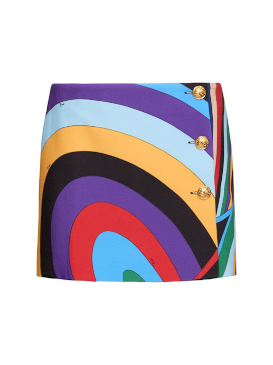 Luisaviaroma Minigonna in cady stampato