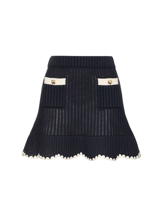 Luisaviaroma Minigonna in misto cotone crochet