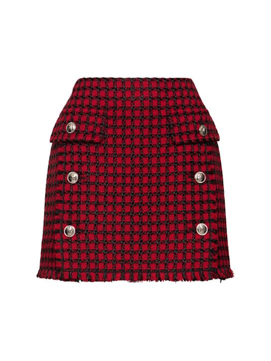 Luisaviaroma Minigonna in tweed di misto lana