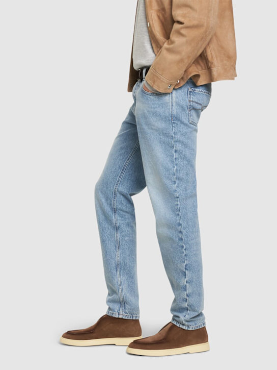 Luisaviaroma Mocassini Bone In Camoscio