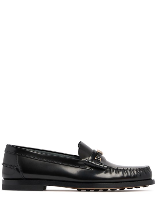 Luisaviaroma Mocassini in pelle con catena 10mm