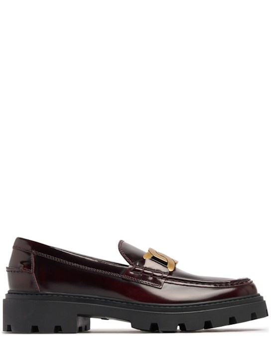 Luisaviaroma Mocassini in pelle con catena 30mm