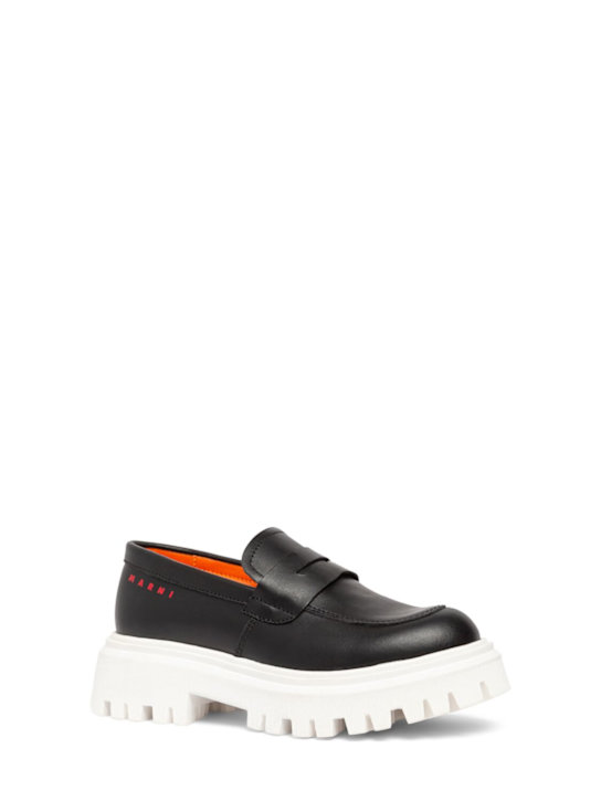 Luisaviaroma Mocassini In Pelle Con Logo