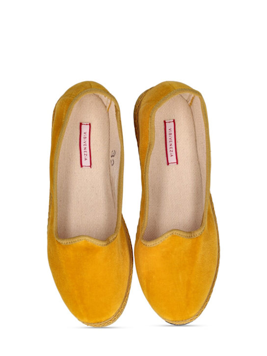 Luisaviaroma Mocassini In Velluto Di Cotone