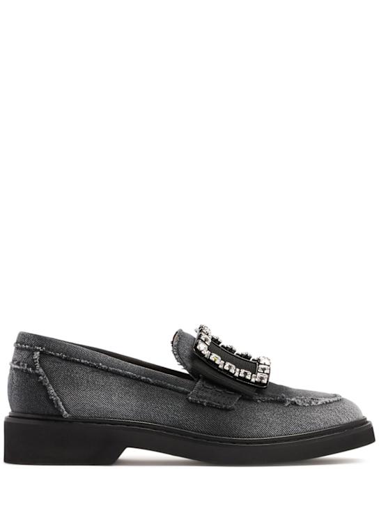 Luisaviaroma Mocassini Viv Rangers in denim 25mm