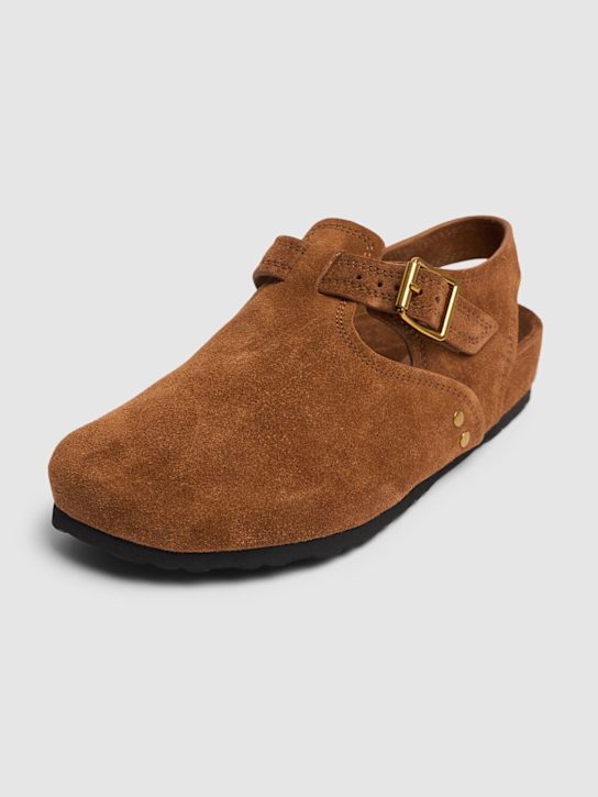 Luisaviaroma Mules Bari In Camoscio 10mm