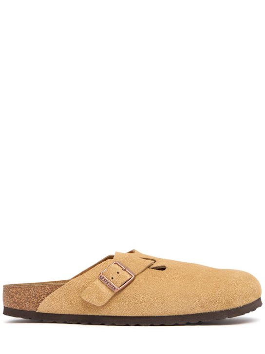Luisaviaroma Mules Boston in camoscio morbido