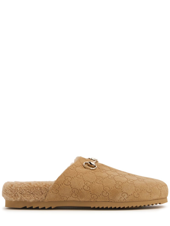 Luisaviaroma Mules Horsebit in camoscio 5mm