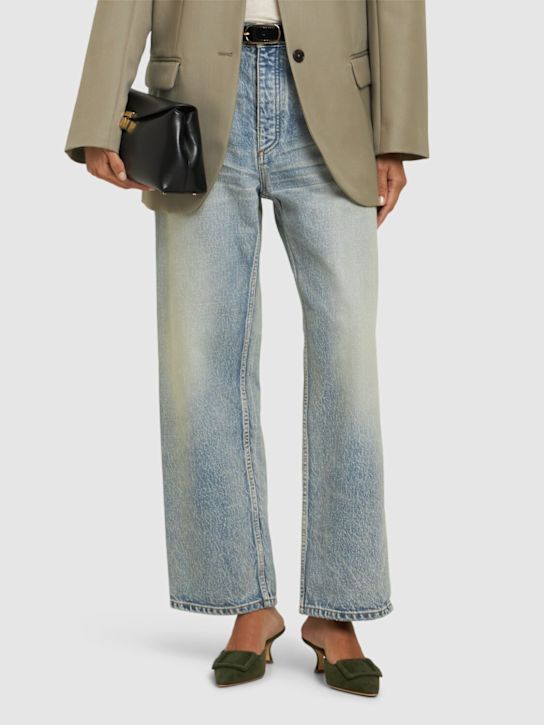 Luisaviaroma Mules In Camoscio Maysale 50mm